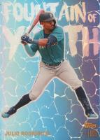 2023 Topps X Julio Rodriguez Show Out Collection Fountain of Youth #F1 Julio Rodriguez Baseball Card