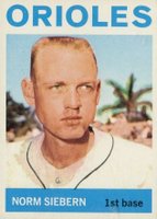 1964 Topps #145 Norm Siebern Baseball Card