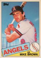 1985 Topps Tiffany #258 Mike C. Brown Baseball Card