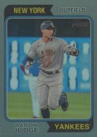 2023 Topps Heritage #152 Aaron Judge Chrome-Silver Refractor Baseball Card
