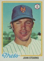 1978 Topps #334 John Stearns Baseball Card
