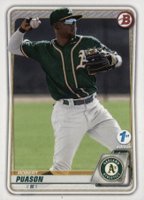 2020 Bowman Draft 1st Edition #BD155 Robert Puason Baseball Card