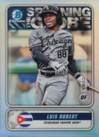 2020 Bowman Chrome Spanning the Globe #LR Luis Robert Baseball Card