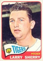 1965 Topps #408 Larry Sherry Baseball Card