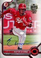 2024 Topps Archives Signature Series #BD80 Elly de La Cruz 2022 Bowman Draft Baseball Card