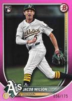 2025 Bowman #9 Jacob Wilson Pink Baseball Card