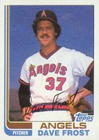 1982 Topps #24 Dave Frost Baseball Card