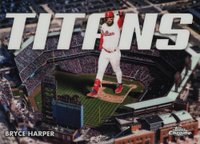 2023 Topps Chrome Topps Chrome Titans #CT2 Bryce Harper Baseball Card