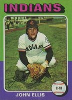1975 Topps Mini #605 John Ellis Baseball Card