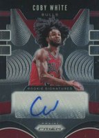 2019 Panini Prizm Rookie Signatures #CWT Coby White Basketball Card