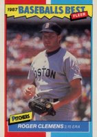 1987 Fleer Baseball's Best #10 Roger Clemens Baseball Card