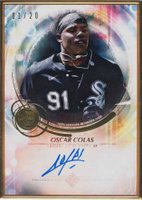 2022 Bowman Transcendent Collection Autographs #OCS Oscar Colas Baseball Card