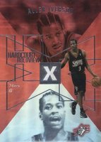 1997 SPx Hardcourt Holoviews #HH2 Allen Iverson Basketball Card
