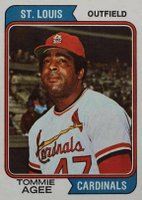 1974 Topps #630 Tommie Agee Baseball Card