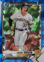 2021 Bowman Draft Chrome Sapphire Edition #BDC48 Henry Davis Baseball Card