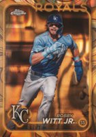 2024 Topps Gilded Collection #136 Bobby Witt Jr. Gold Lava Baseball Card