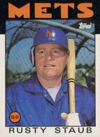 1986 Topps #570 Rusty Staub Baseball Card