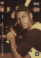 1994 Upper Deck/GM Baseball Preview #2 Roberto Clemente 1972 Baseball Card