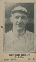 1925 Strip Card # George Kelly New York N.L. Baseball Card