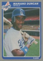1985 Fleer Update #U-38 Mariano Duncan Baseball Card
