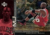 1998 Upper Deck Black Diamond Sheer Brilliance #SB5 Michael Jordan Sheer Brilliance Basketball Card