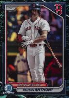 2024 Bowman Chrome Prospects #BCP22 Roman Anthony Aqua Lunar Refractor Baseball Card