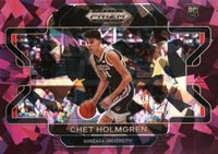 2022 Panini Prizm Draft Picks #51 Chet Holmgren Variation-Purple Ice Prizm Basketball Card