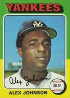 1975 Topps #534 Alex Johnson Baseball Card