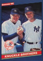 1986 Donruss #645 The Knuckle Brothers Baseball Card