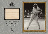 2001 SP Legendary Cuts Debut Bat Cards #D-JJ Joe Jackson Baseball Card