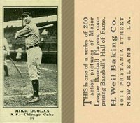1916 Weil Baking Co. #50 Mickey Doolan Baseball Card