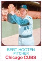 1975 Hostess #11 Burt Hooton Hand Cut-Misspelled-Bert Baseball Card