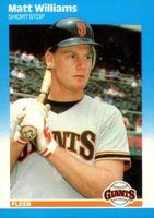 1987 Fleer Update #U-129 Matt Williams Baseball Card