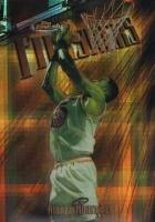 1997 Finest Embossed #166 Alonzo Mourning Refractor Basketball Card