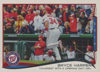 2014 Topps #390 Bryce Harper Baseball Card