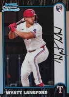 2024 Bowman Chrome 1999 Bowman Chrome 25th Anniversary #16 Wyatt Langford Baseball Card