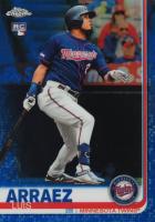 2019 Topps Chrome Update  #45 Luis Arraez Blue Refractor Baseball Card