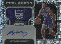 2022 Panini Prizm Fast Break Rookie Autographs #FBRKMK Keegan Murray Basketball Card