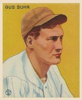 1933 Goudey #206 Gus Suhr Baseball Card