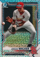 2021 Bowman Chrome Mega Box #236 Jordan Walker Baseball Card