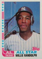 1982 Topps #548 Willie Randolph Baseball Card