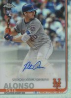 2019 Topps Chrome Update Rookie Debut Autograph #PA Pete Alonso Baseball Card