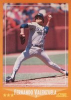 1988 Score #600 Fernando Valenzuela Baseball Card