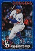 2024 Topps Update #US334 Mookie Betts Blue Holo Foilboard Baseball Card