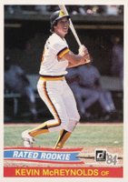 1984 Donruss #34 Kevin McReynolds Baseball Card
