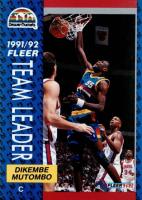 1991 Fleer #378 Dikembe Mutombo Basketball Card