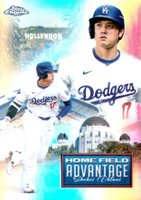 2024 Topps Chrome Update Home Field Advantage #38 Shohei Ohtani Baseball Card