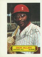 1973 Topps Pin-Ups # Dick Allen Baseball Card