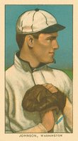 1909 White Borders Ghosts, Miscuts, Proofs, Blank Backs & Oddities #235 Walter Johnson Pitching Baseball Card