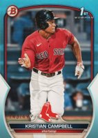 2023 Bowman Draft #BD125 Kristian Campbell Sky Blue Baseball Card